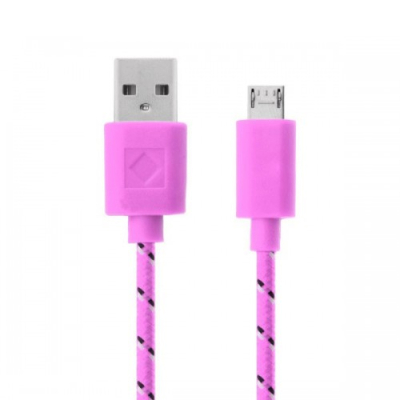 Nylon micro USB kabel 2 meter