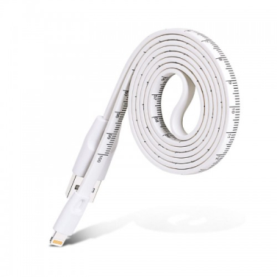 Lightning kabel met meetlint 1 meter