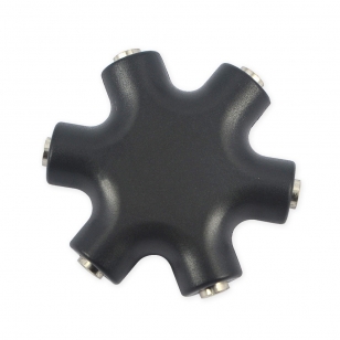 Degion koptelefoon splitter vijfvoudig