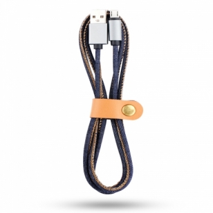 Jeans micro USB kabel 2 meter