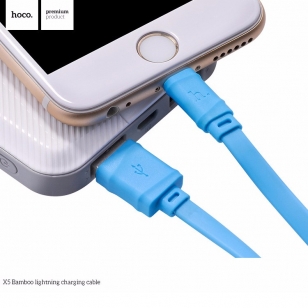 Hoco Bamboo platte micro USB kabel 1 meter