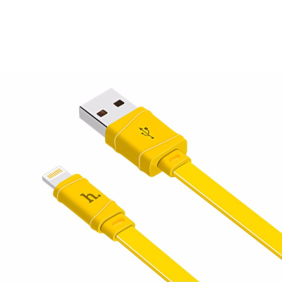 Hoco Bamboo platte Lightning kabel 1 meter