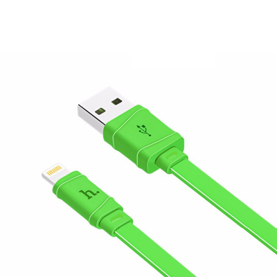 Hoco Bamboo platte Lightning kabel 1 meter