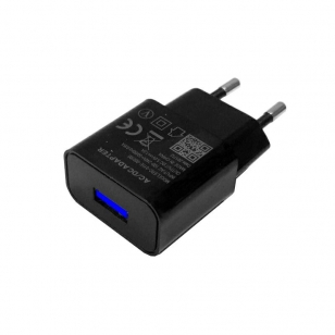 Universele USB-C oplader 1 meter - 2 ampère - zwart