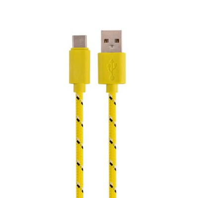 Nylon USB-C kabel 3 meter