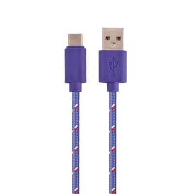 Nylon USB-C kabel 3 meter