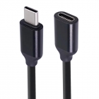 USB-C verlengkabel 50 centimeter zwart