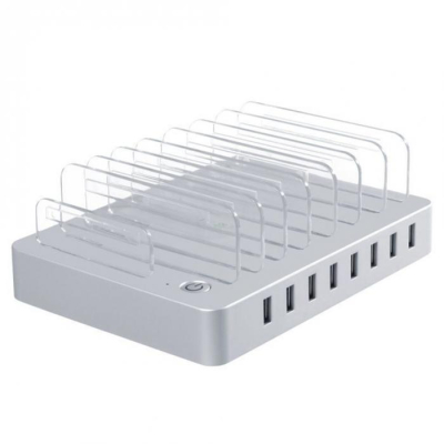 8 USB laadstation hub voor smartphones en tablets