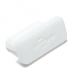 USB-C anti-stof plug wit (5 stuks)