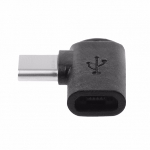 Micro USB naar USB-C adapter haaks