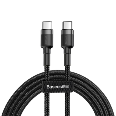 Baseus nylon USB-C naar USB-C PD kabel 2 meter