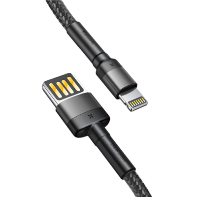 Baseus Lightning kabel 2 meter met omkeerbare USB stekker