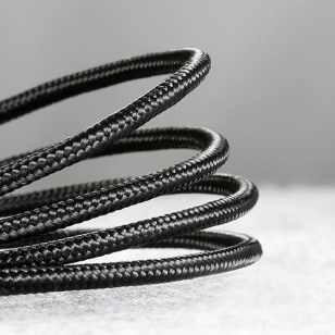 Baseus nylon USB-C kabel 3 meter zwart