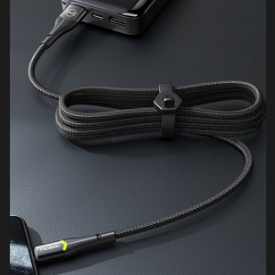 Mcdodo nylon Lightning naar USB kabel 1,2 meter groen