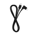 Lightning naar USB-C data kabel haaks 1 meter